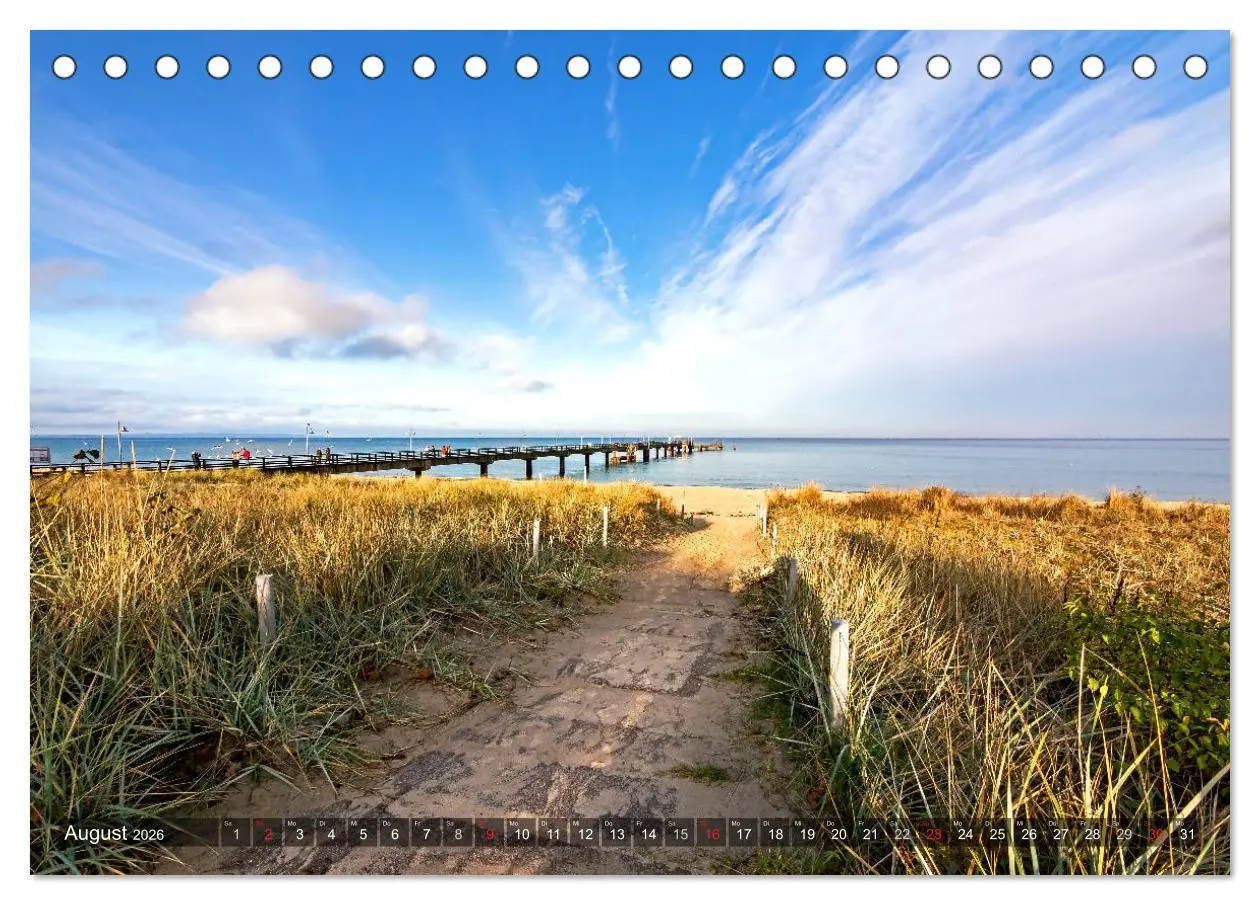 Bild: 9783457738276 | RÜGEN-LIEBE (Tischkalender 2026 DIN A5 quer), CALVENDO Monatskalender