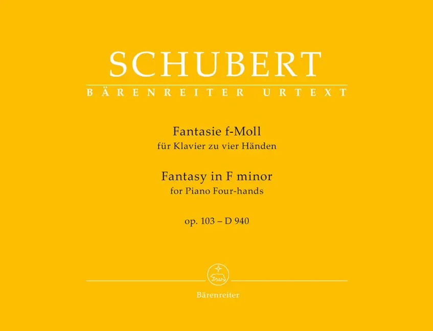 Cover: 9790006578276 | Fantasie für Klavier zu vier Händen f-Moll op. 103 D 940 | Schubert