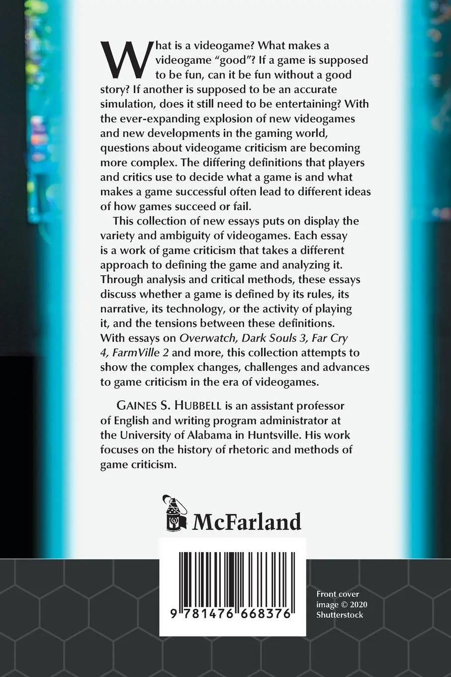 Rückseite: 9781476668376 | What Is a Game? | Essays on the Nature of Videogames | Hubbell (u. a.)