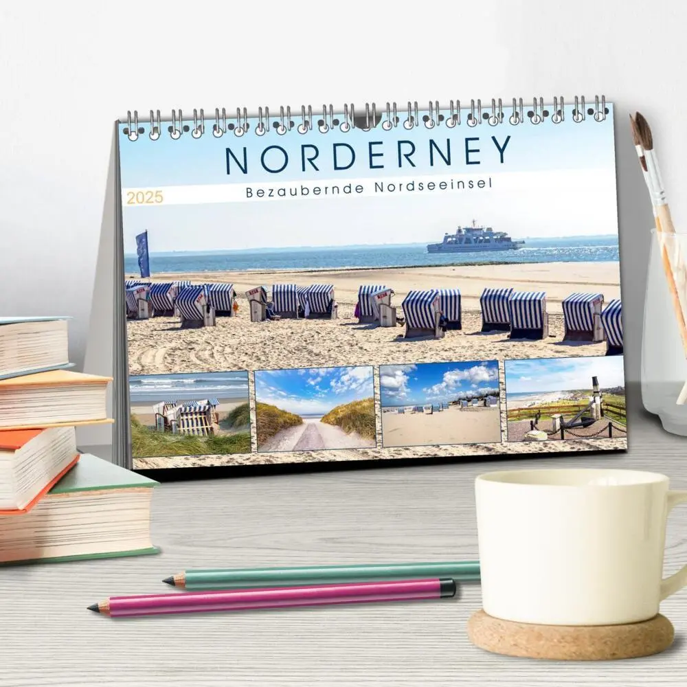 Bild: 9783435258376 | NORDERNEY Bezaubernde Nordseeinsel (Tischkalender 2025 DIN A5...