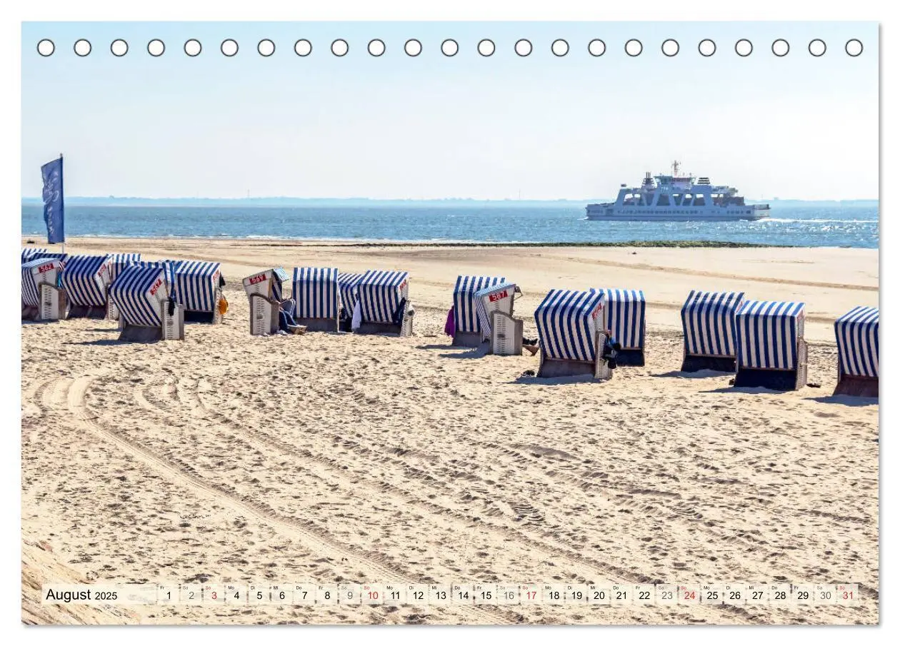 Bild: 9783435258376 | NORDERNEY Bezaubernde Nordseeinsel (Tischkalender 2025 DIN A5...