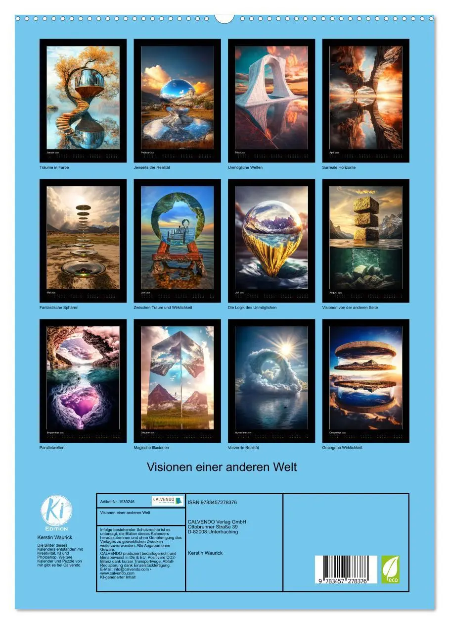 Bild: 9783457278376 | Visionen einer anderen Welt (hochwertiger Premium Wandkalender 2026...