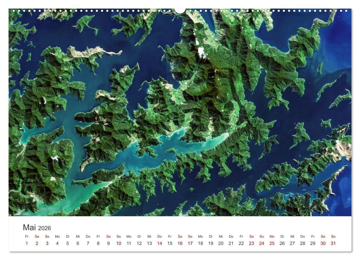 Bild: 9783457418376 | Die Erde aus dem All (hochwertiger Premium Wandkalender 2026 DIN A2...
