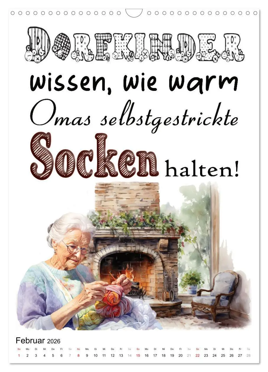 Bild: 9783516298376 | Dorfkinder und stolz darauf (Wandkalender 2026 DIN A3 hoch),...