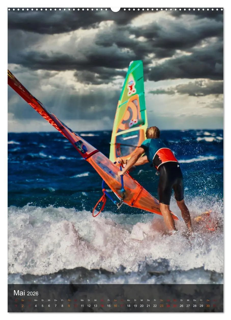 Bild: 9783516368376 | Windsurfing - Wind und Wellen (hochwertiger Premium Wandkalender...