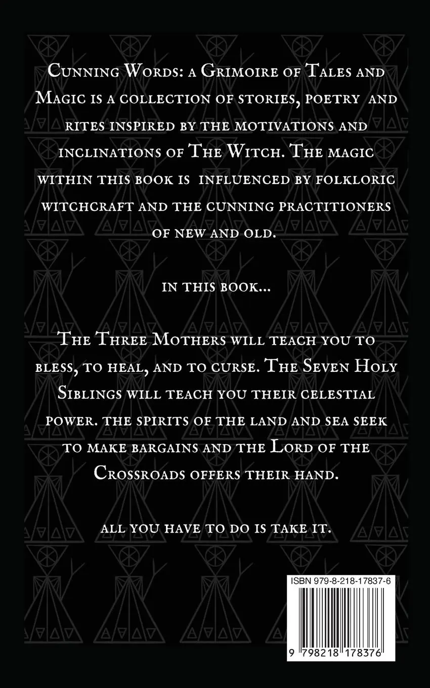 Rückseite: 9798218178376 | Cunning Words | a Grimoire of Tales and Magic | Marshall Wsl | Buch