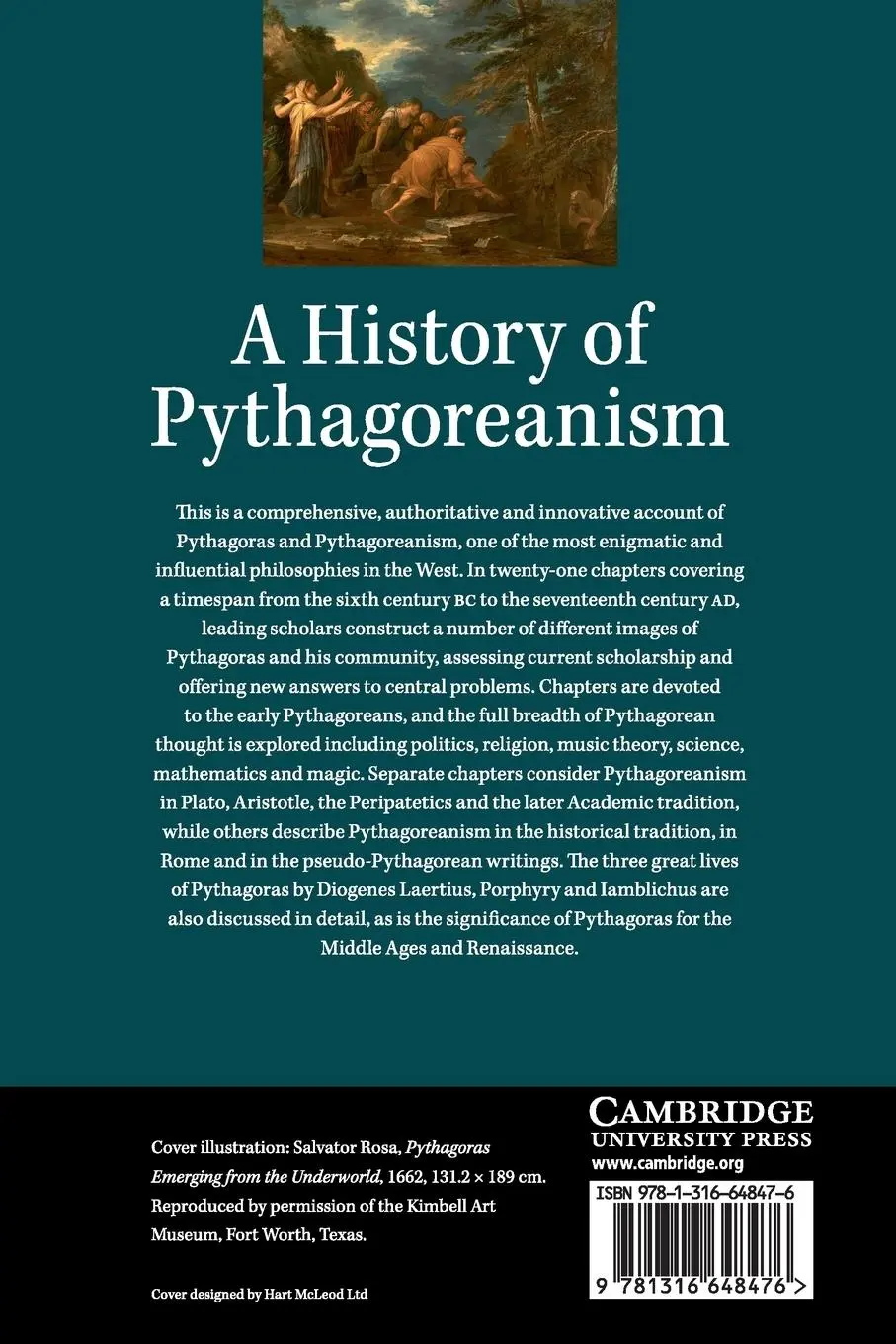Rückseite: 9781316648476 | A History of Pythagoreanism | Carl A. Huffman | Taschenbuch | Englisch