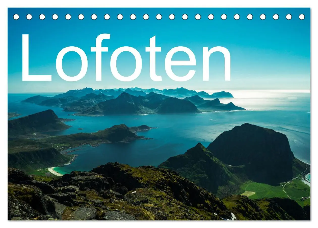Cover: 9783435008476 | Lofoten (Tischkalender 2025 DIN A5 quer), CALVENDO Monatskalender