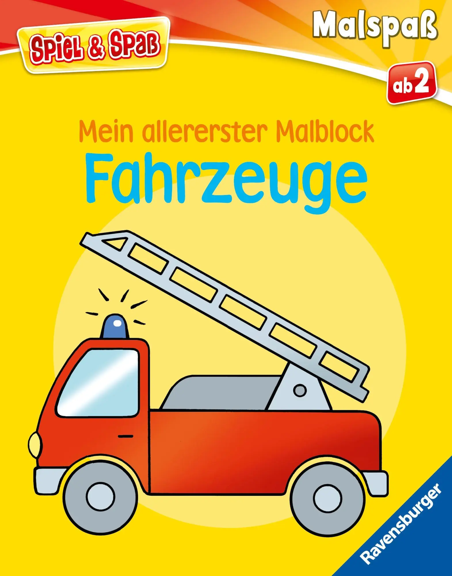 Cover: 9783473488476 | Spiel &amp; Spaß - Mein allererster Malblock: Fahrzeuge | Simone Pahl