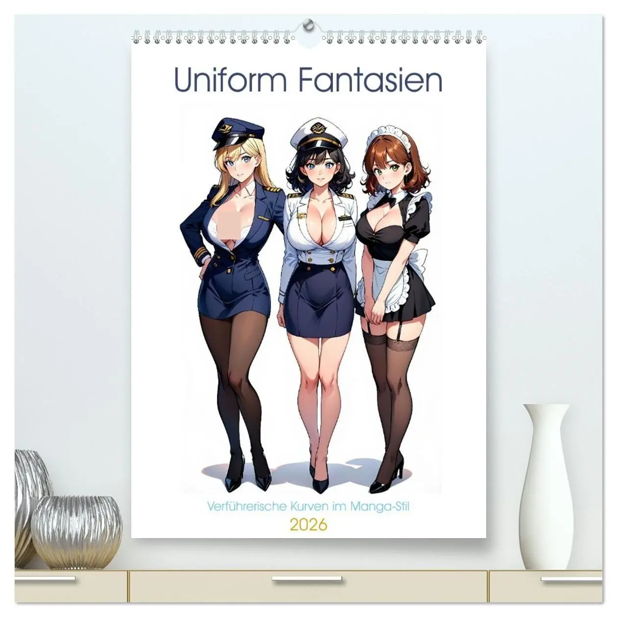 Cover: 9783516668476 | Uniform Fantasien (hochwertiger Premium Wandkalender 2026 DIN A2...