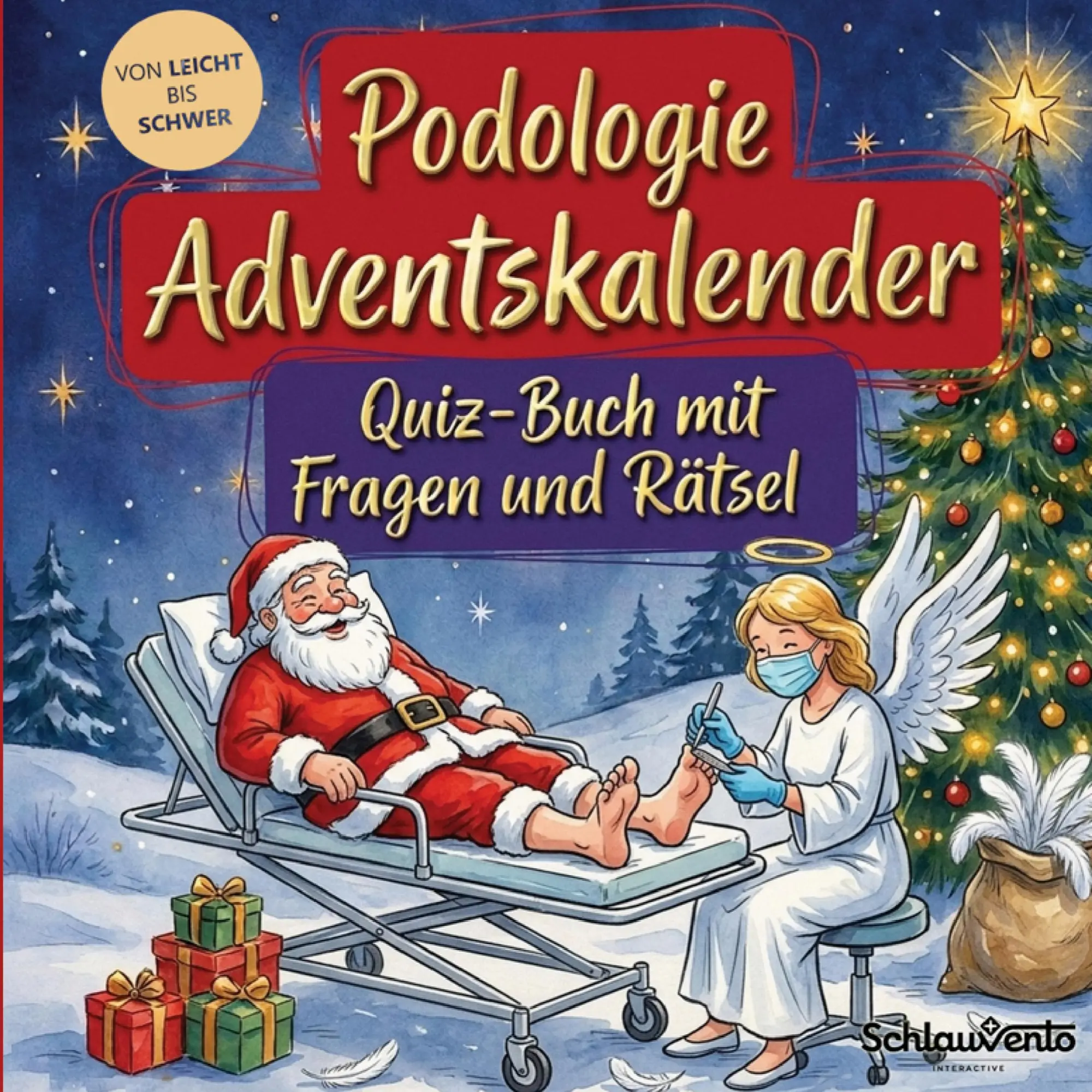 Cover: 9783693198476 | Podologie-Adventskalender: Quiz-Buch mit Fragen und Rätsel | Buch