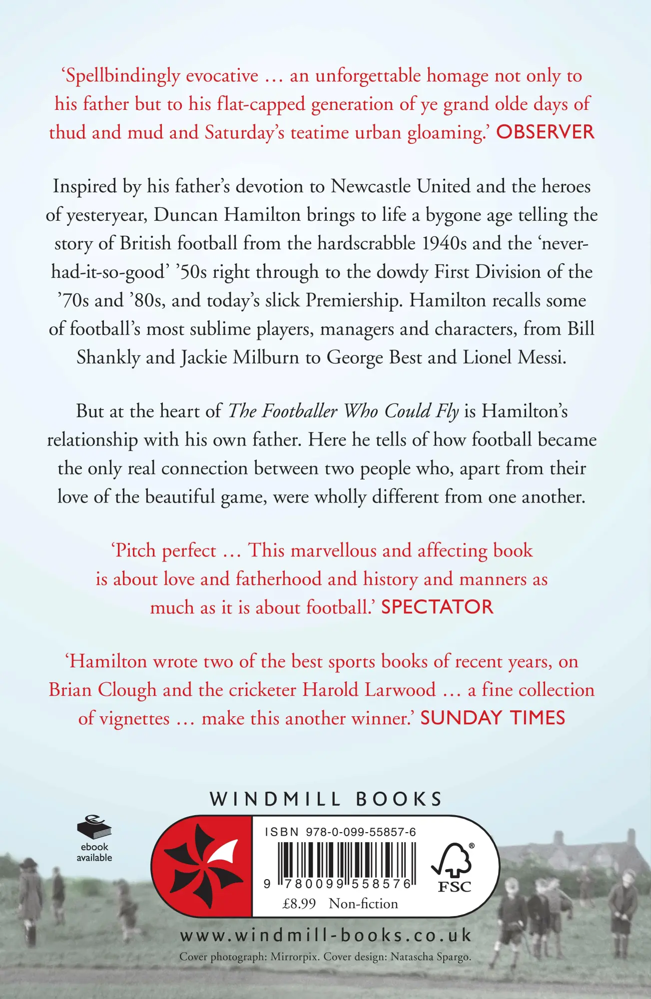 Rückseite: 9780099558576 | The Footballer Who Could Fly | Duncan Hamilton | Taschenbuch | 2013