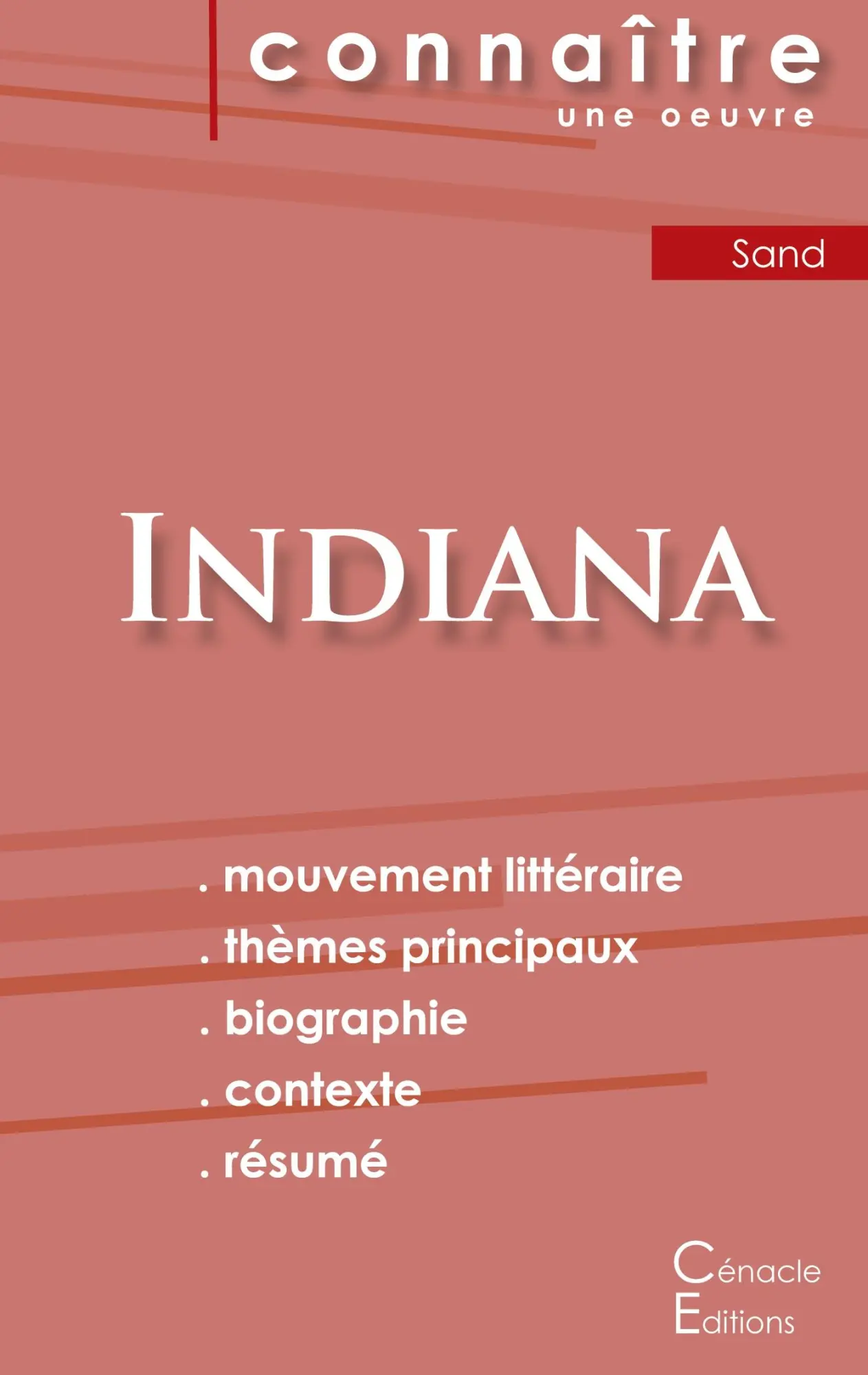 Cover: 9782367888576 | Fiche de lecture Indiana de George Sand (Analyse littéraire de...