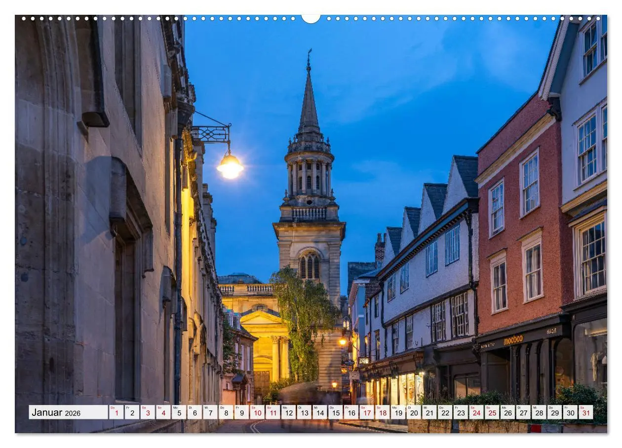 Bild: 9783457498576 | England - Oxford (Wandkalender 2026 DIN A2 quer), CALVENDO...