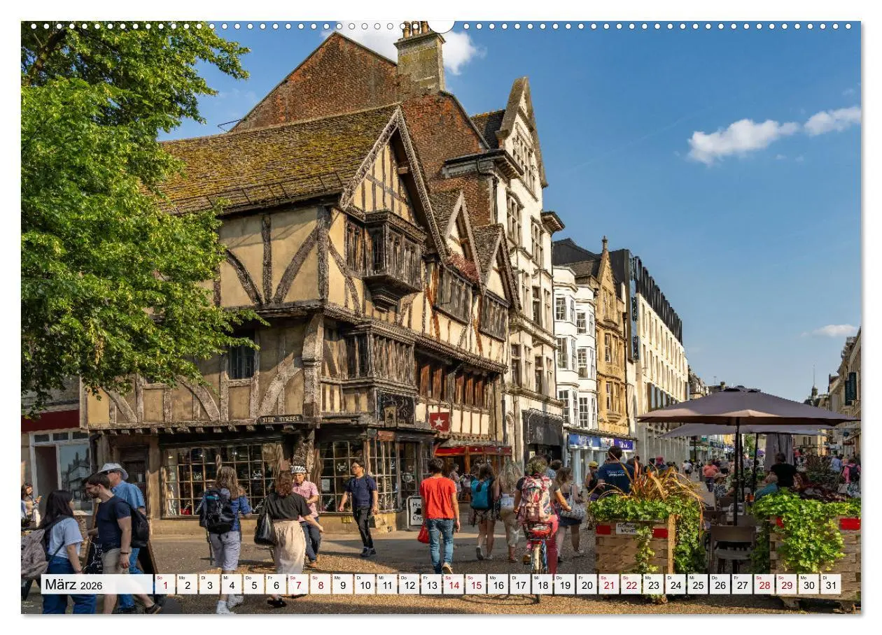 Bild: 9783457498576 | England - Oxford (Wandkalender 2026 DIN A2 quer), CALVENDO...