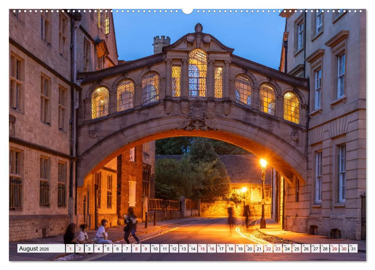Bild: 9783457498576 | England - Oxford (Wandkalender 2026 DIN A2 quer), CALVENDO...