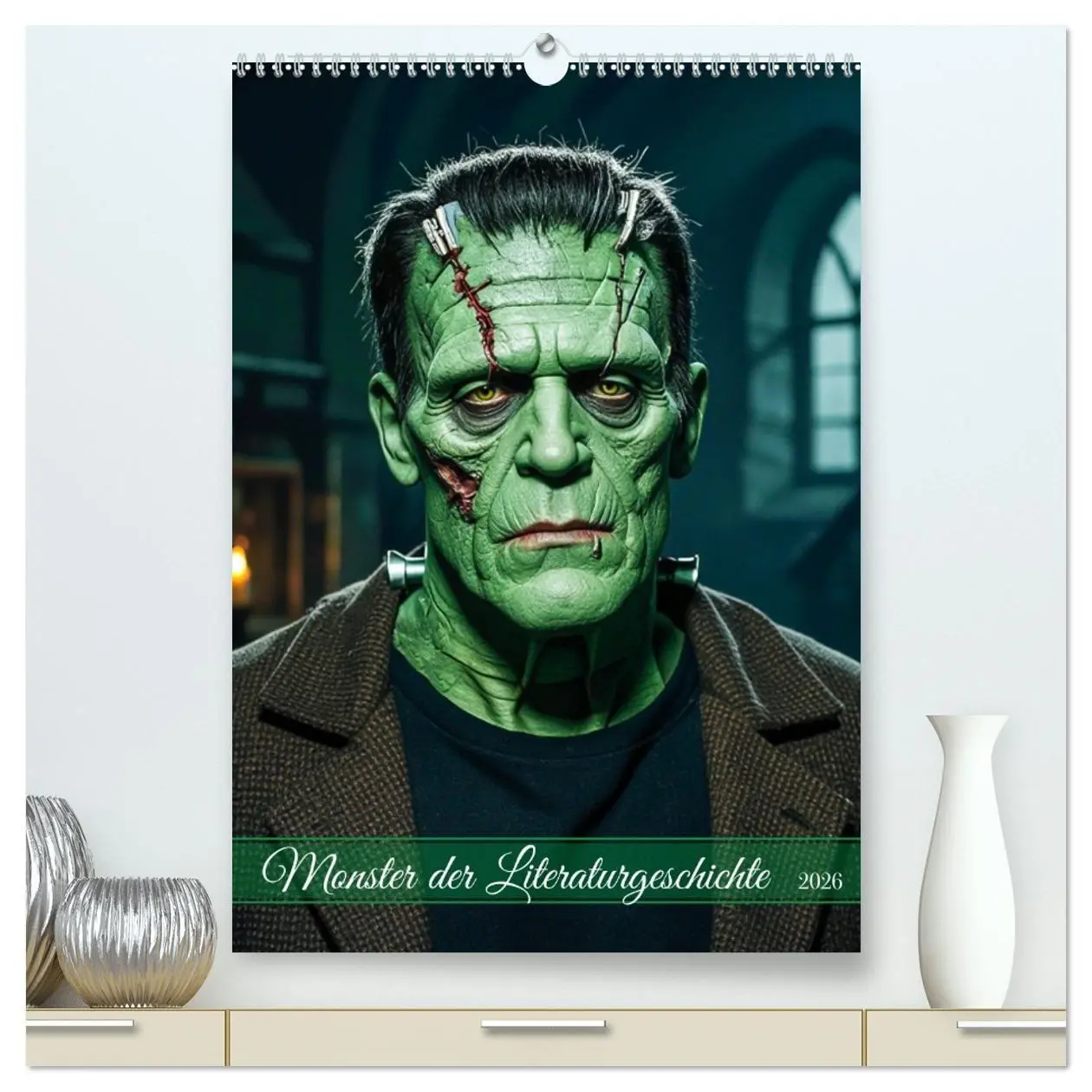 Cover: 9783516658576 | Monster der Literaturgeschichte (hochwertiger Premium Wandkalender...