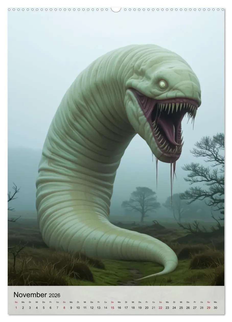 Bild: 9783516658576 | Monster der Literaturgeschichte (hochwertiger Premium Wandkalender...
