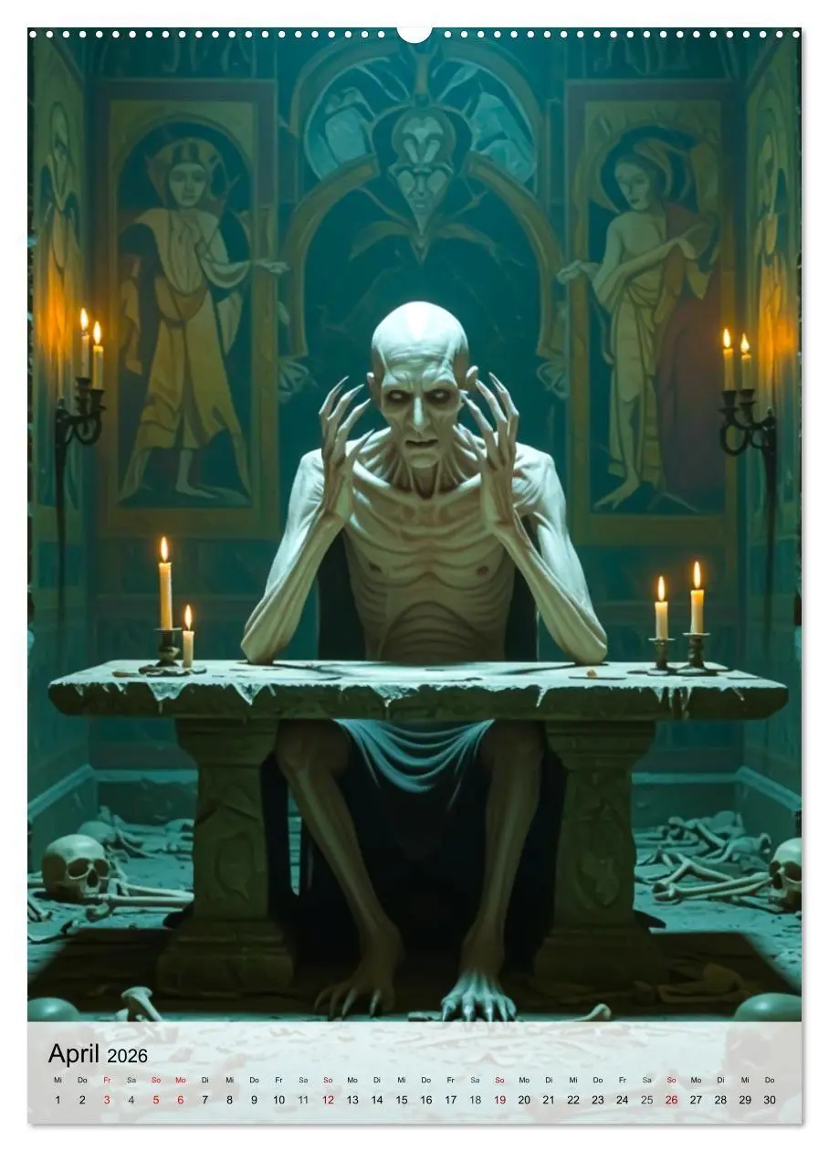 Bild: 9783516658576 | Monster der Literaturgeschichte (hochwertiger Premium Wandkalender...