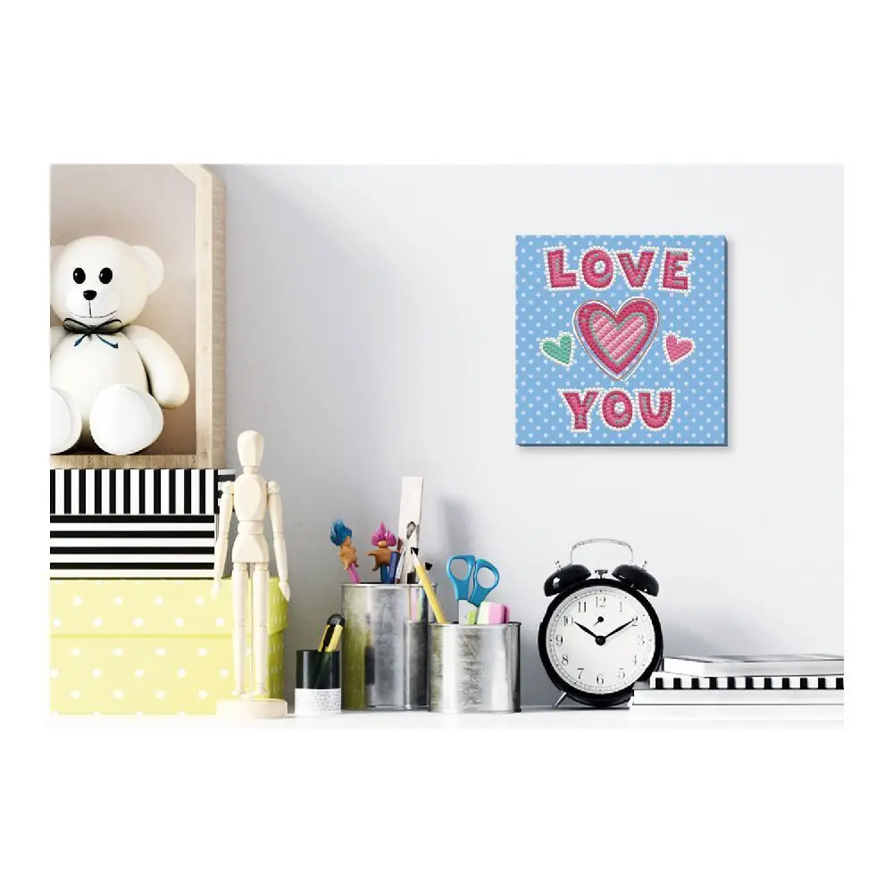 Bild: 4895225918676 | DIAMOND DOTZ - Diamond Painting Liebe dich | Kit (Bastelset) | 2591867