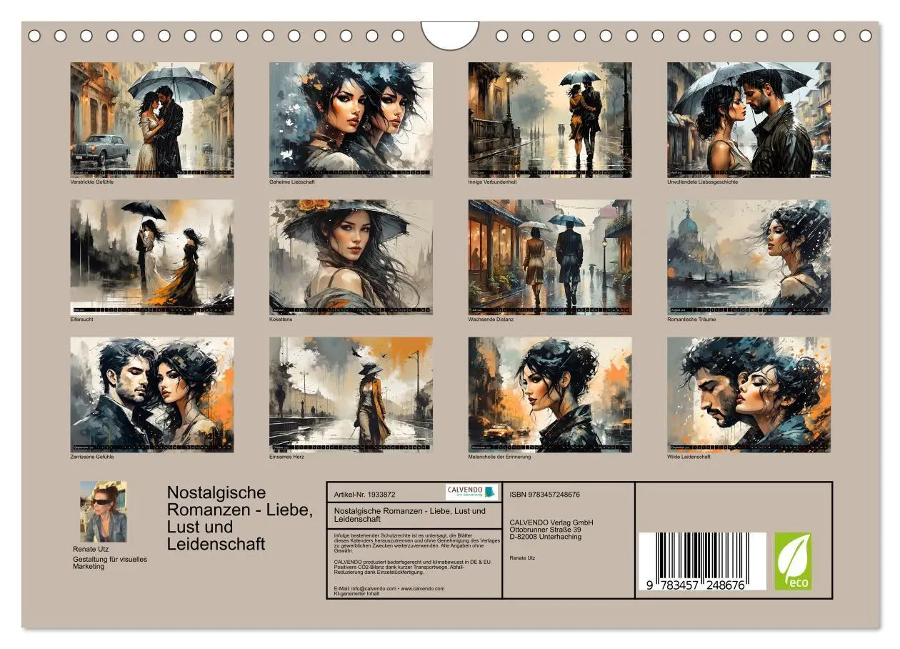 Bild: 9783457248676 | Nostalgische Romanzen - Liebe, Lust und Leidenschaft (Wandkalender...