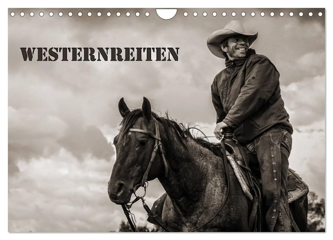 Cover: 9783516028676 | Westernreiten (Wandkalender 2026 DIN A4 quer), CALVENDO Monatskalender