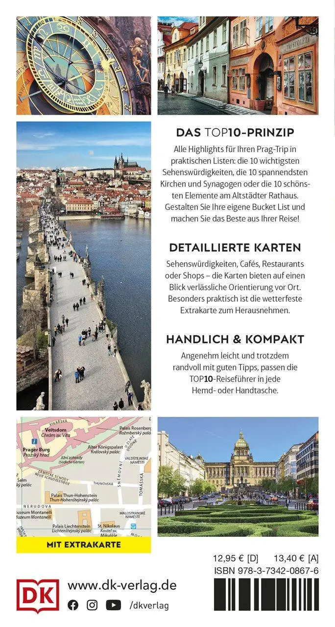 Rückseite: 9783734208676 | TOP10 Reiseführer Prag | DK Verlag - Reise | Taschenbuch | 160 S.