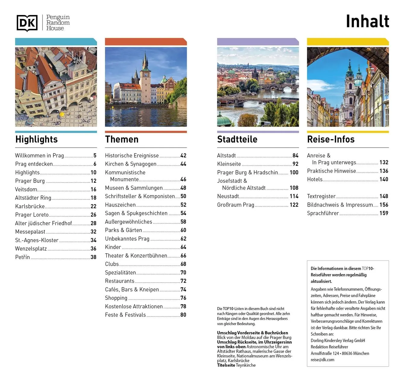 Bild: 9783734208676 | TOP10 Reiseführer Prag | DK Verlag - Reise | Taschenbuch | 160 S.