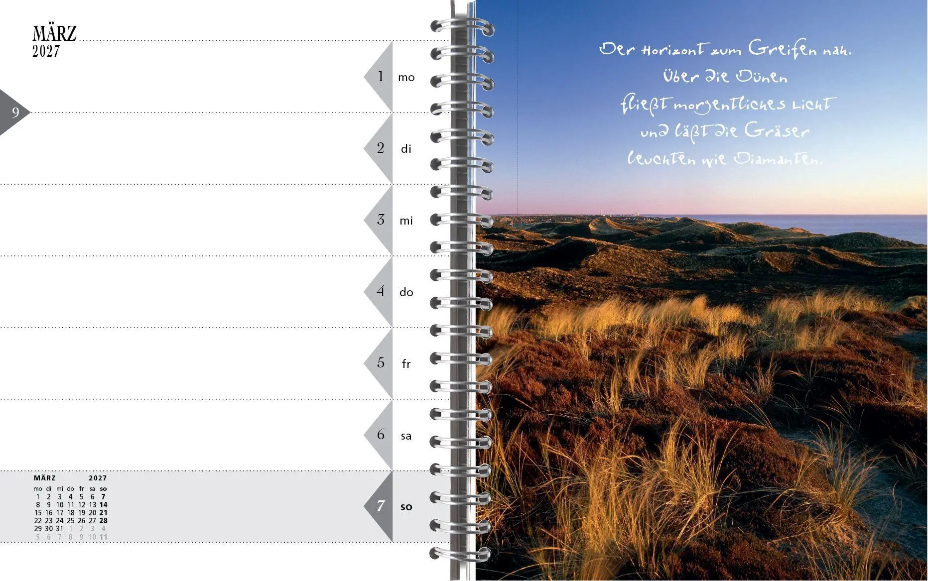 Bild: 9783944498676 | Sylt-die Insel 2027 Tischkalender | Gernot Westendorf | Kalender