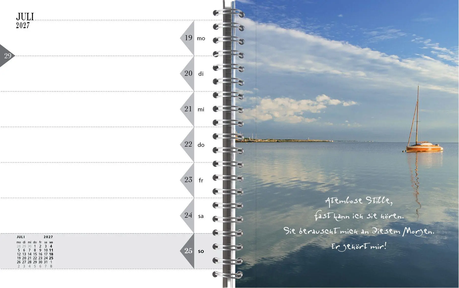 Bild: 9783944498676 | Sylt-die Insel 2027 Tischkalender | Gernot Westendorf | Kalender