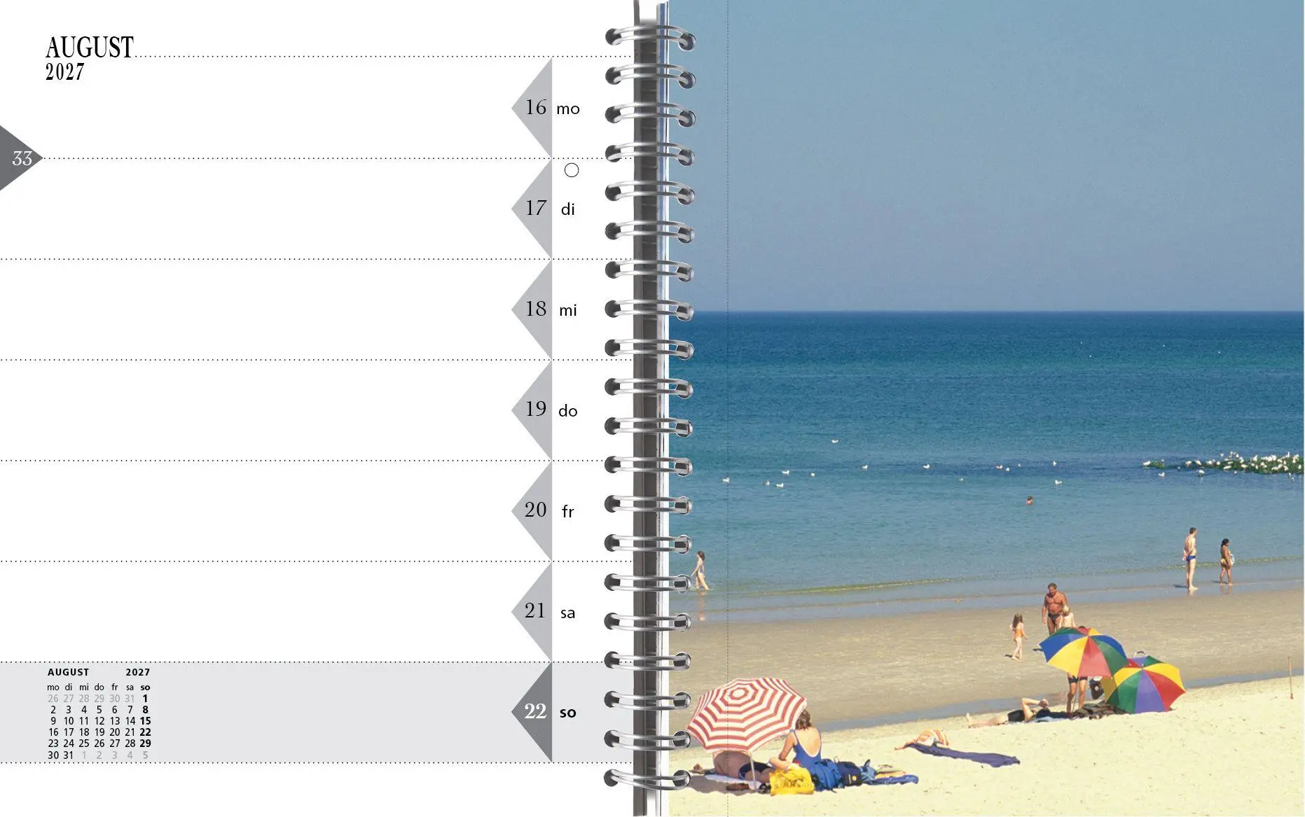 Bild: 9783944498676 | Sylt-die Insel 2027 Tischkalender | Gernot Westendorf | Kalender