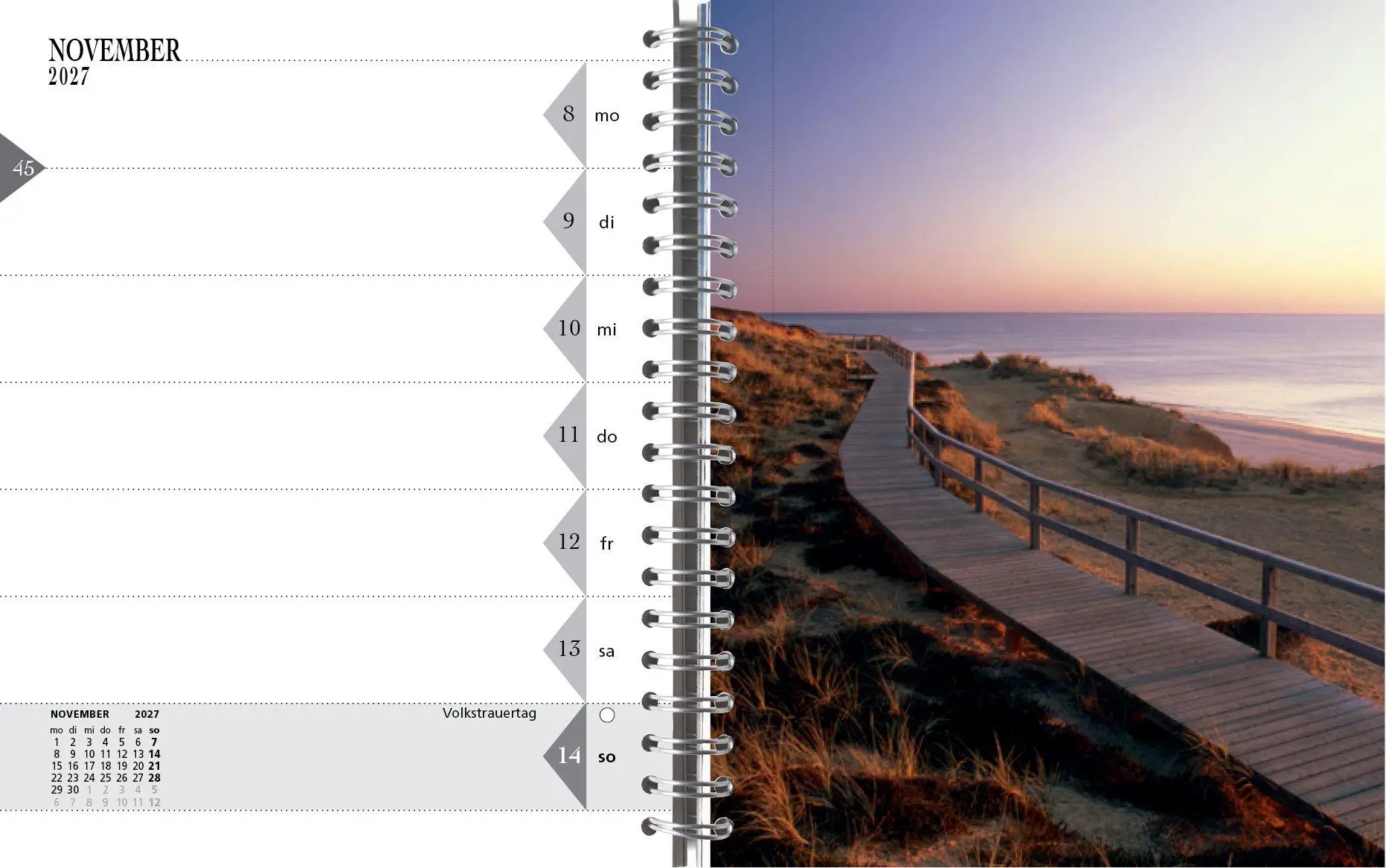Bild: 9783944498676 | Sylt-die Insel 2027 Tischkalender | Gernot Westendorf | Kalender