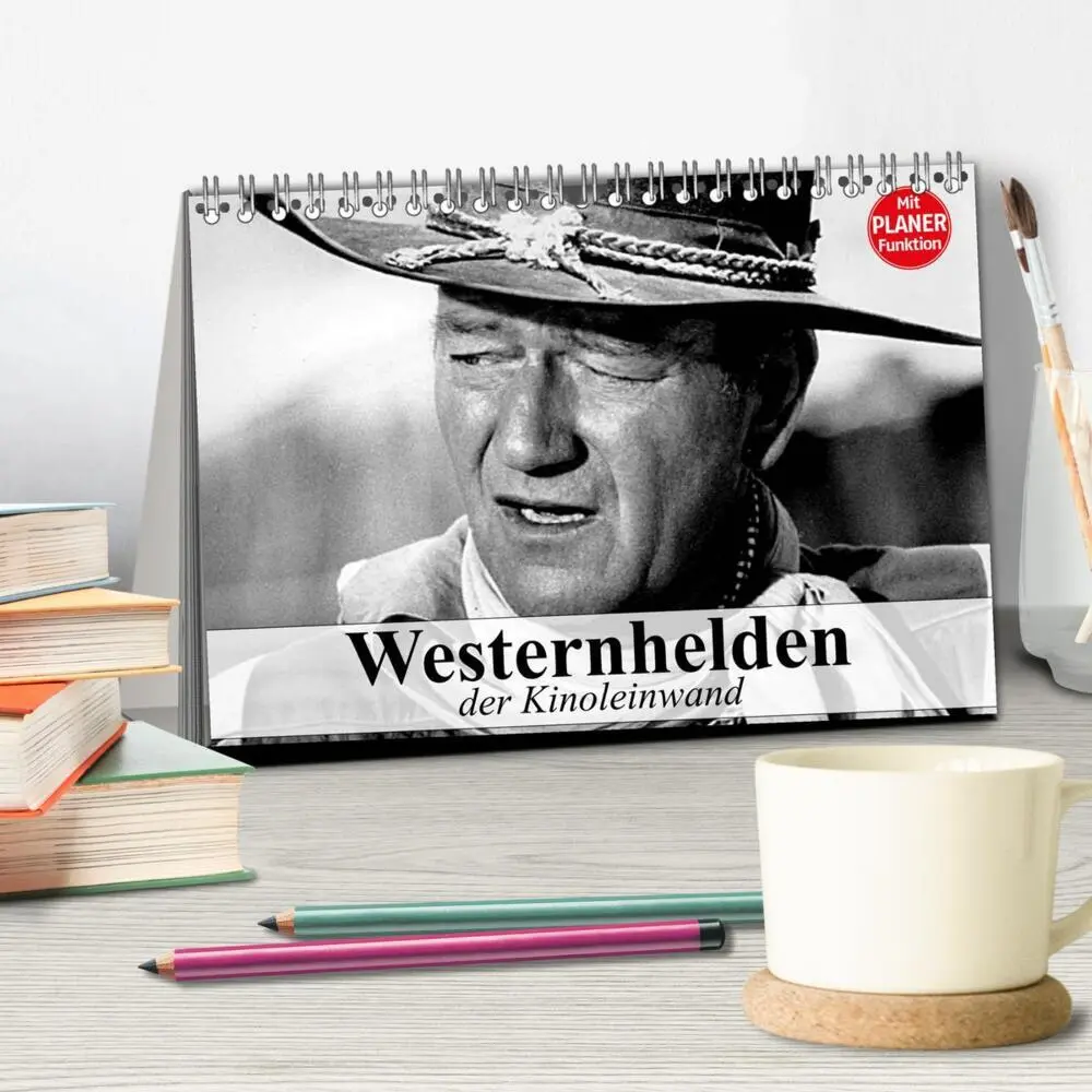 Bild: 9783435528776 | Westernhelden der Kinoleinwand (Tischkalender 2025 DIN A5 quer),...