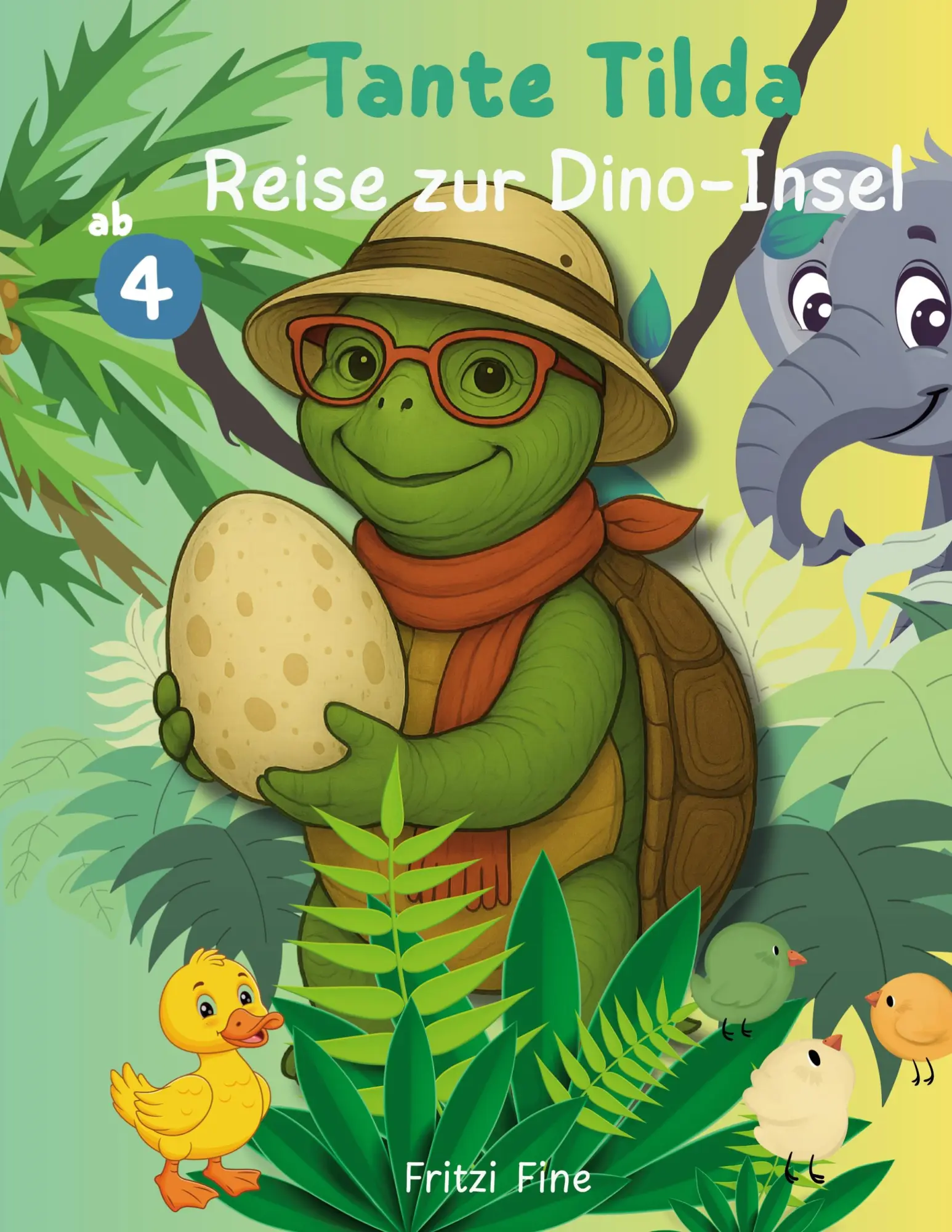 Cover: 9783769328776 | Tante Tilda - Abenteuerbuch | Reise zur Dinoinsel | Fritzi Fine | Buch