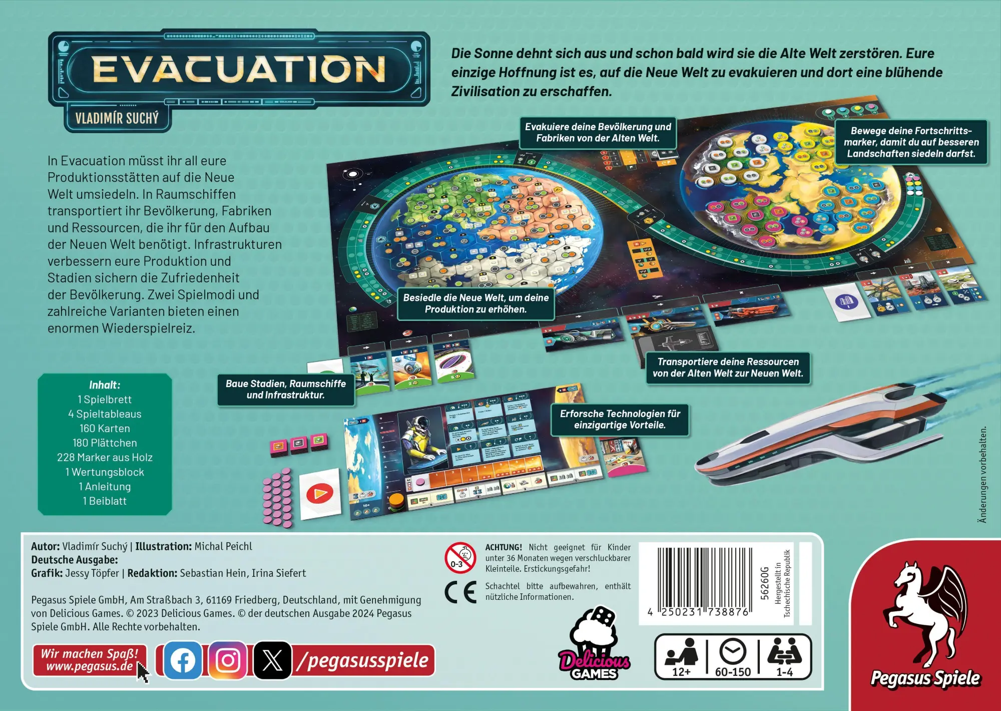 Bild: 4250231738876 | Evacuation | Vladimír Suchý | Spiel | 56260G | Deutsch | 2024