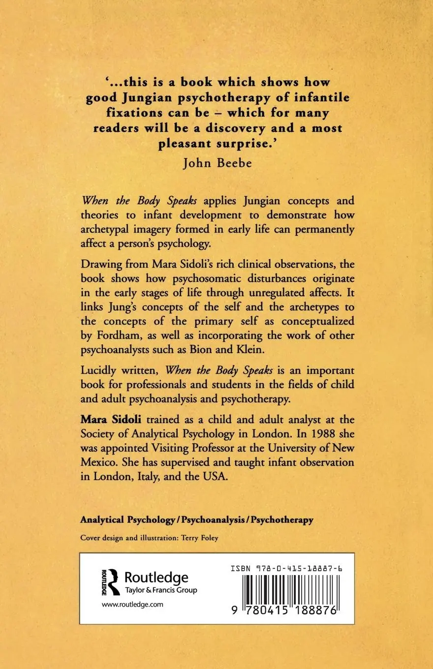 Rückseite: 9780415188876 | When the Body Speaks | The Archetypes in the Body | Mara Sidoli | Buch