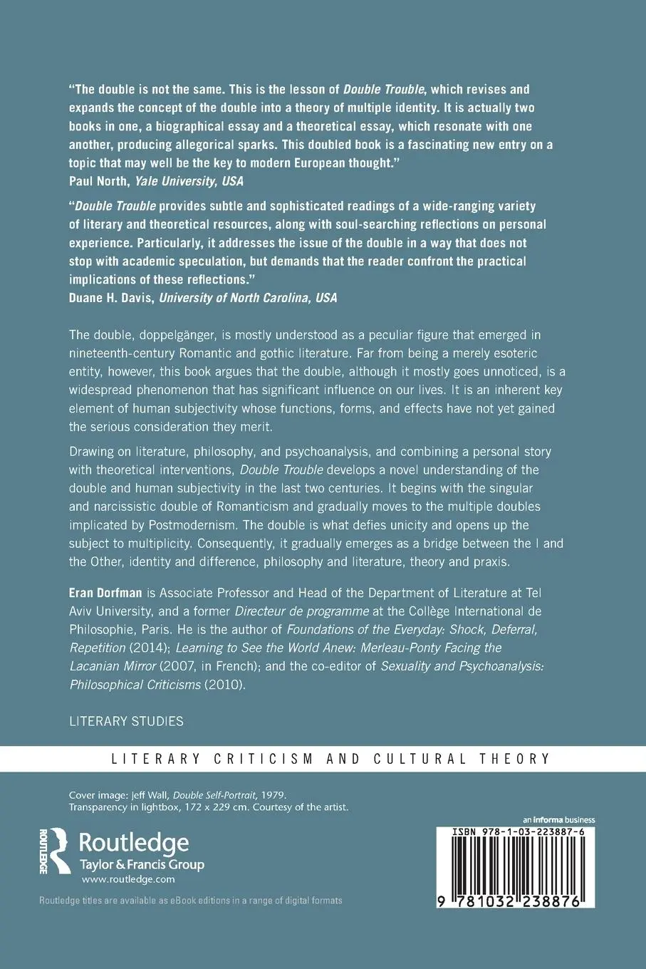 Rückseite: 9781032238876 | Double Trouble | The Doppelgänger from Romanticism to Postmodernism