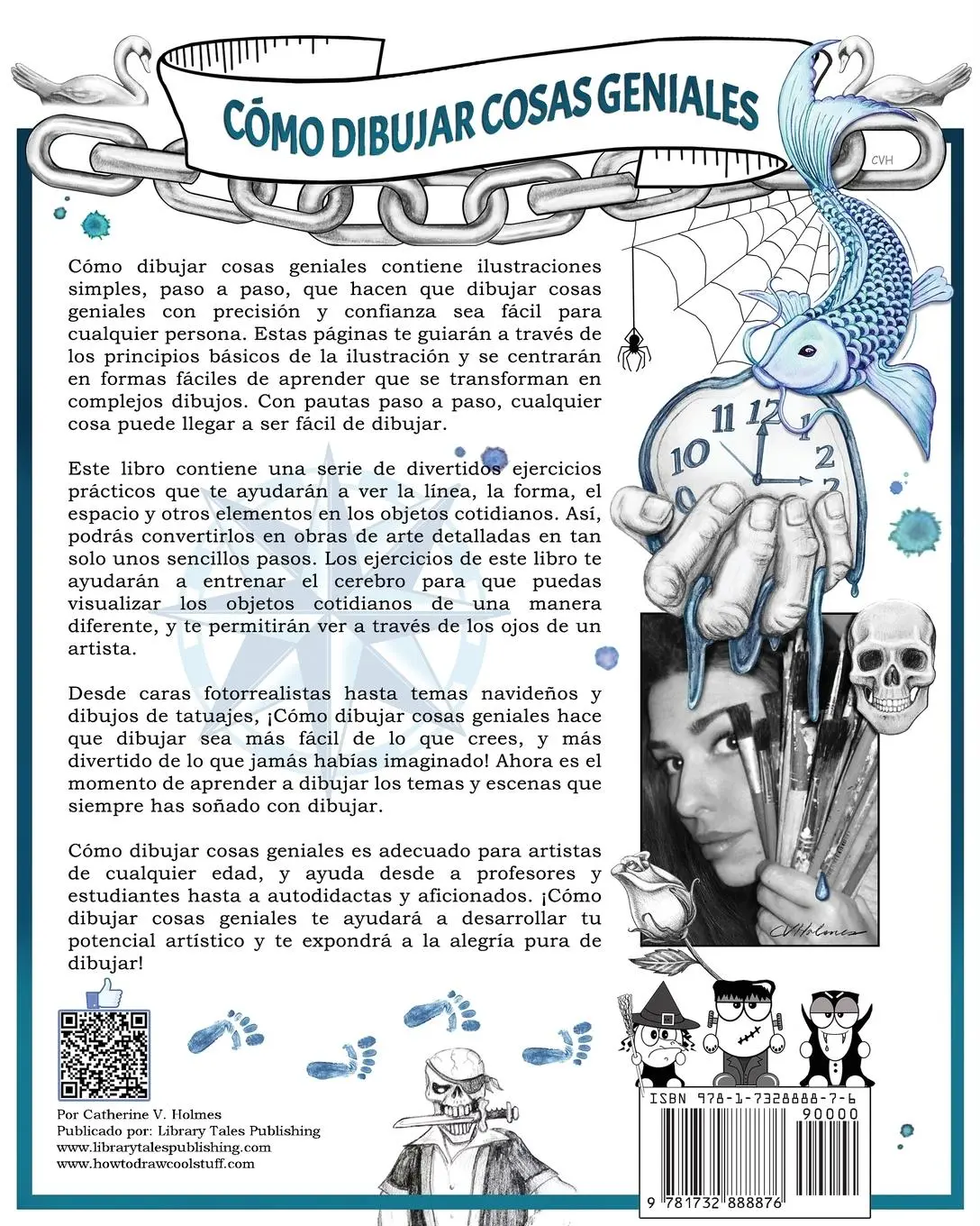 Rückseite: 9781732888876 | Cómo dibujar cosas geniales | Catherine V Holmes | Taschenbuch | 2020