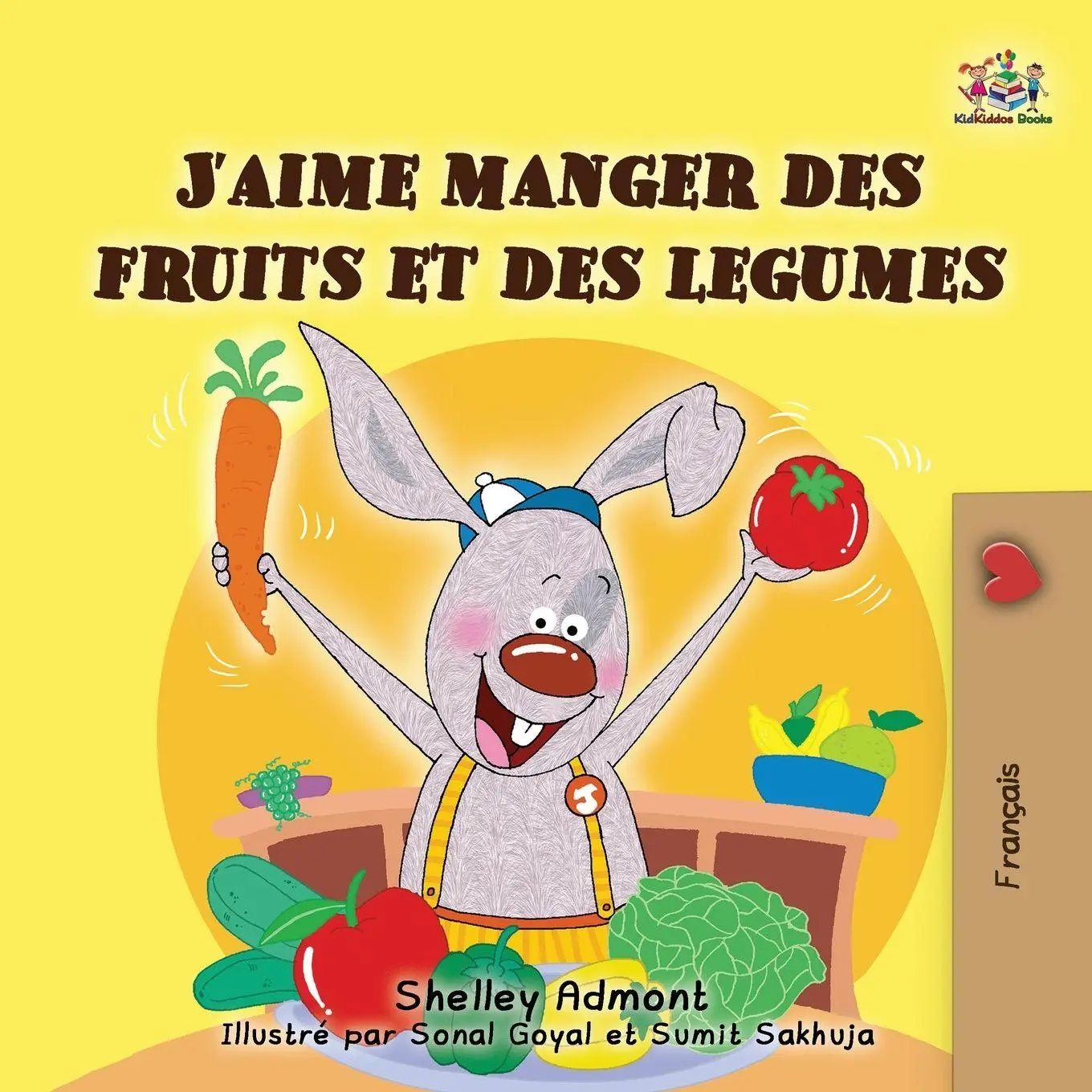 Cover: 9781834168876 | I Love to Eat Fruits and Vegetables (French Edition) | Admont (u. a.)