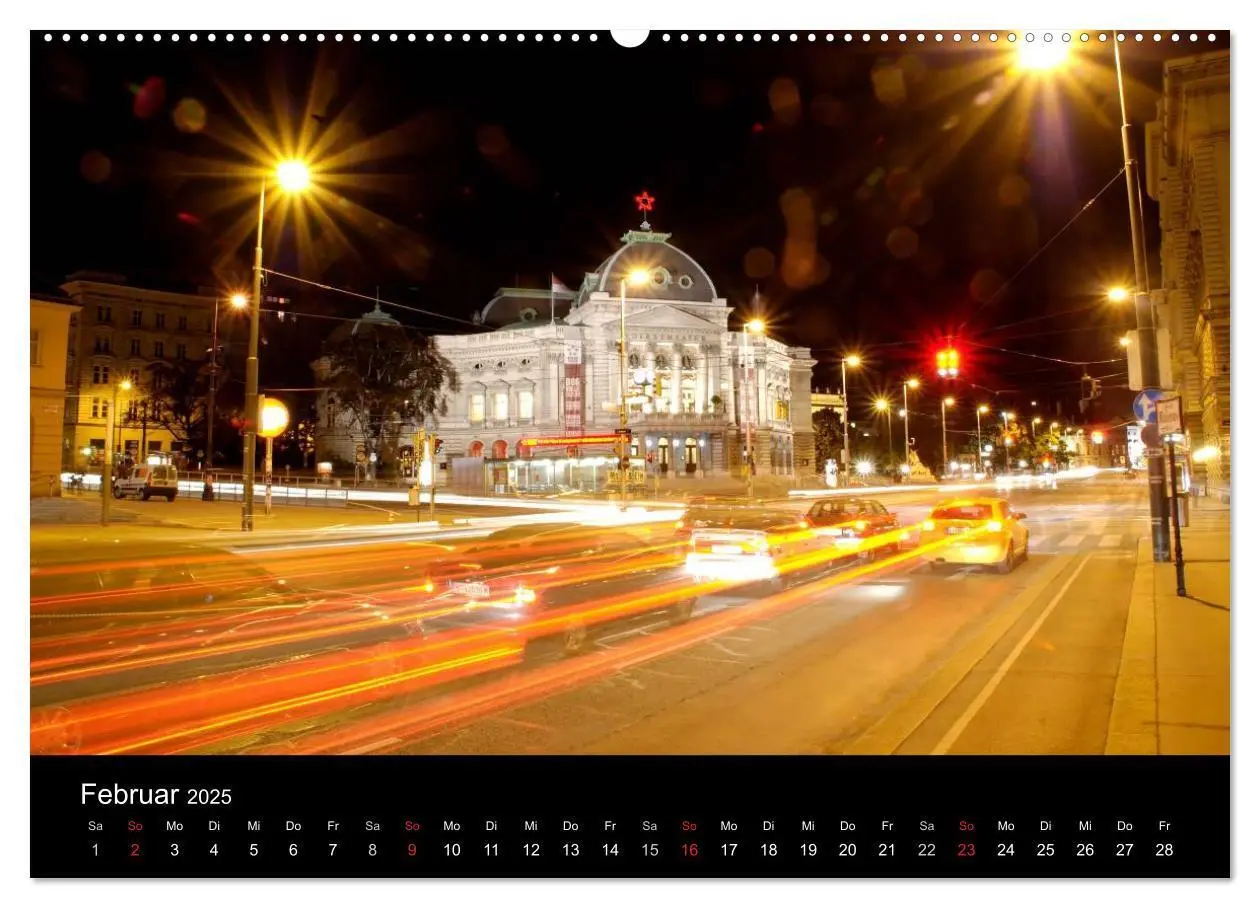 Bild: 9783435828876 | Wien (Wandkalender 2025 DIN A2 quer), CALVENDO Monatskalender | 2025