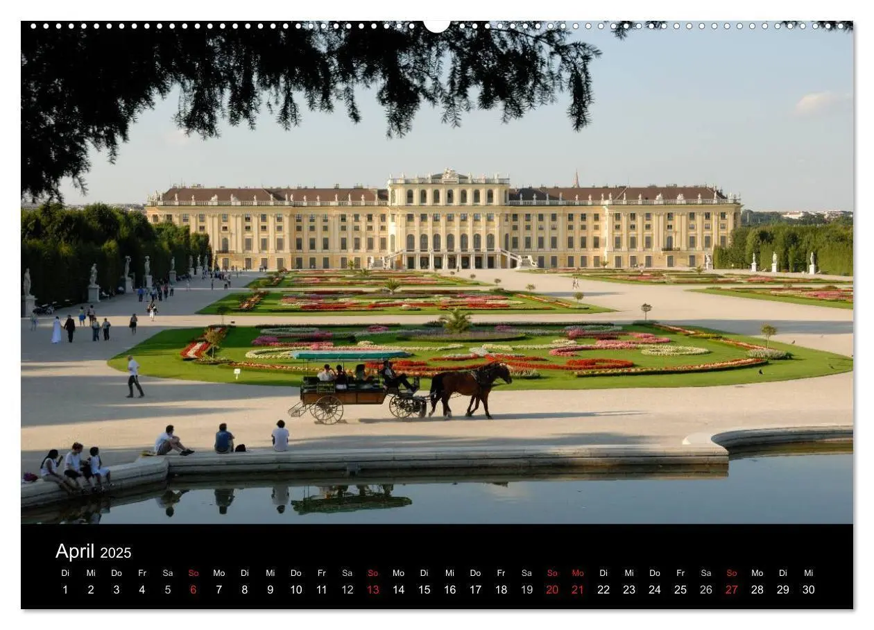 Bild: 9783435828876 | Wien (Wandkalender 2025 DIN A2 quer), CALVENDO Monatskalender | 2025