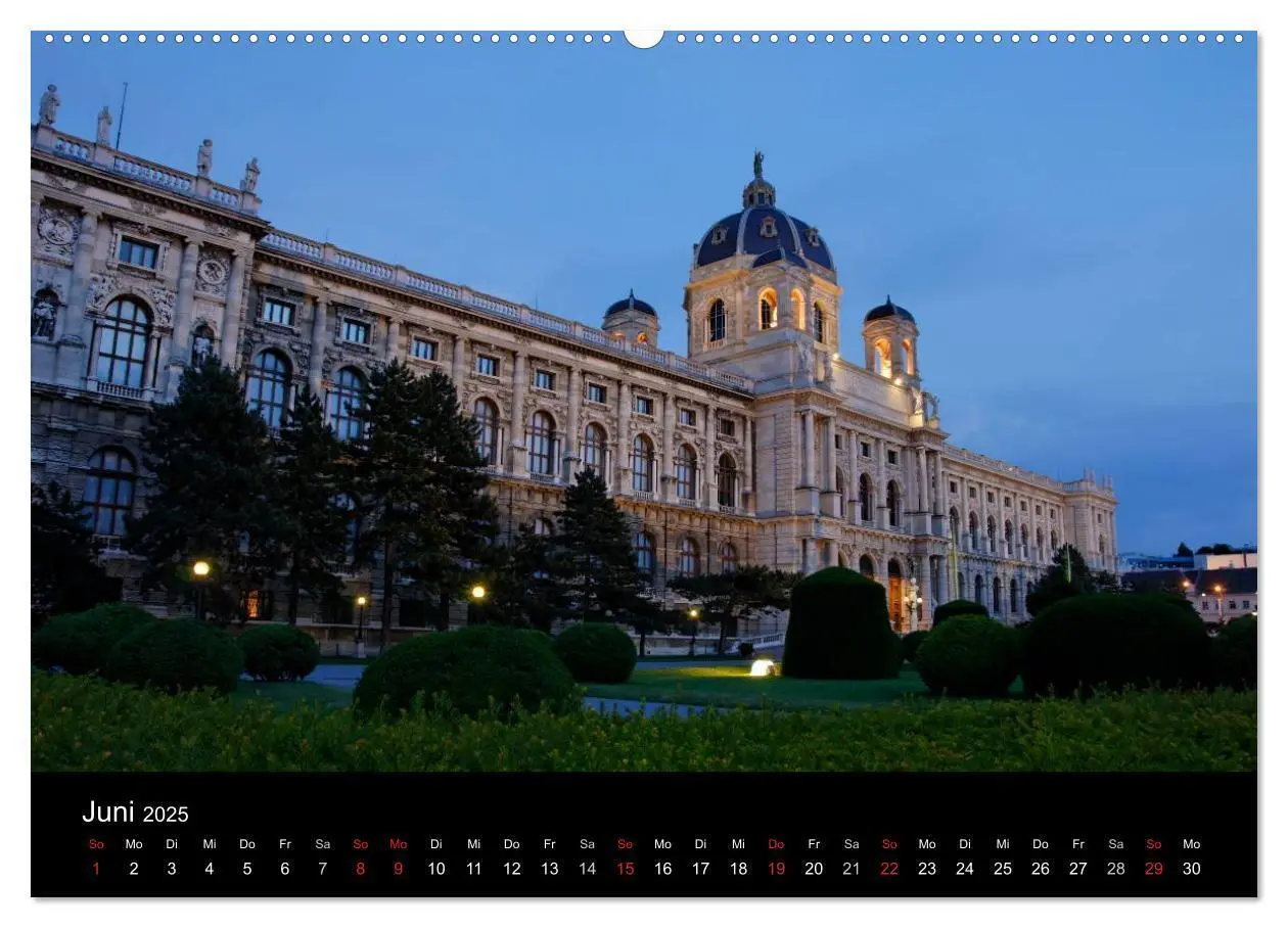 Bild: 9783435828876 | Wien (Wandkalender 2025 DIN A2 quer), CALVENDO Monatskalender | 2025