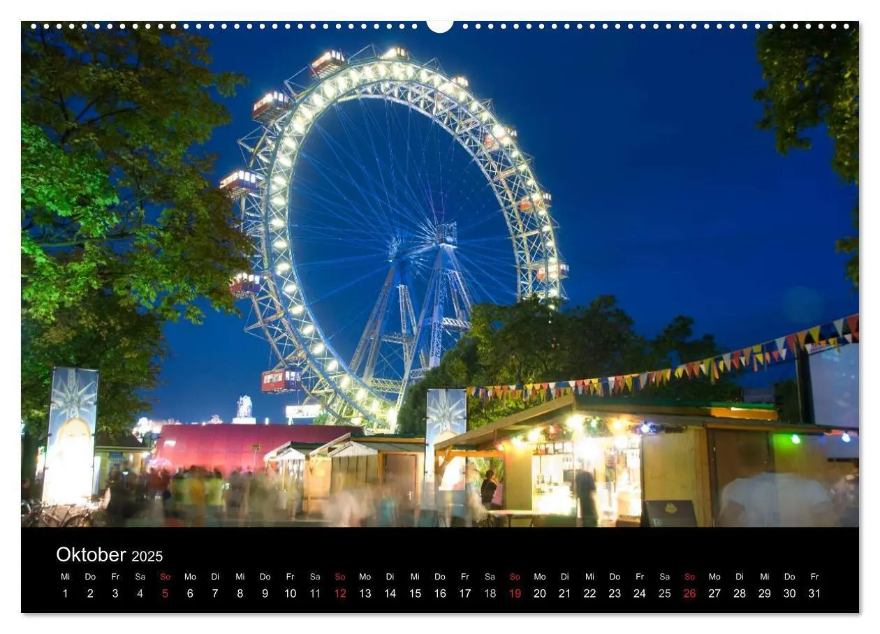 Bild: 9783435828876 | Wien (Wandkalender 2025 DIN A2 quer), CALVENDO Monatskalender | 2025