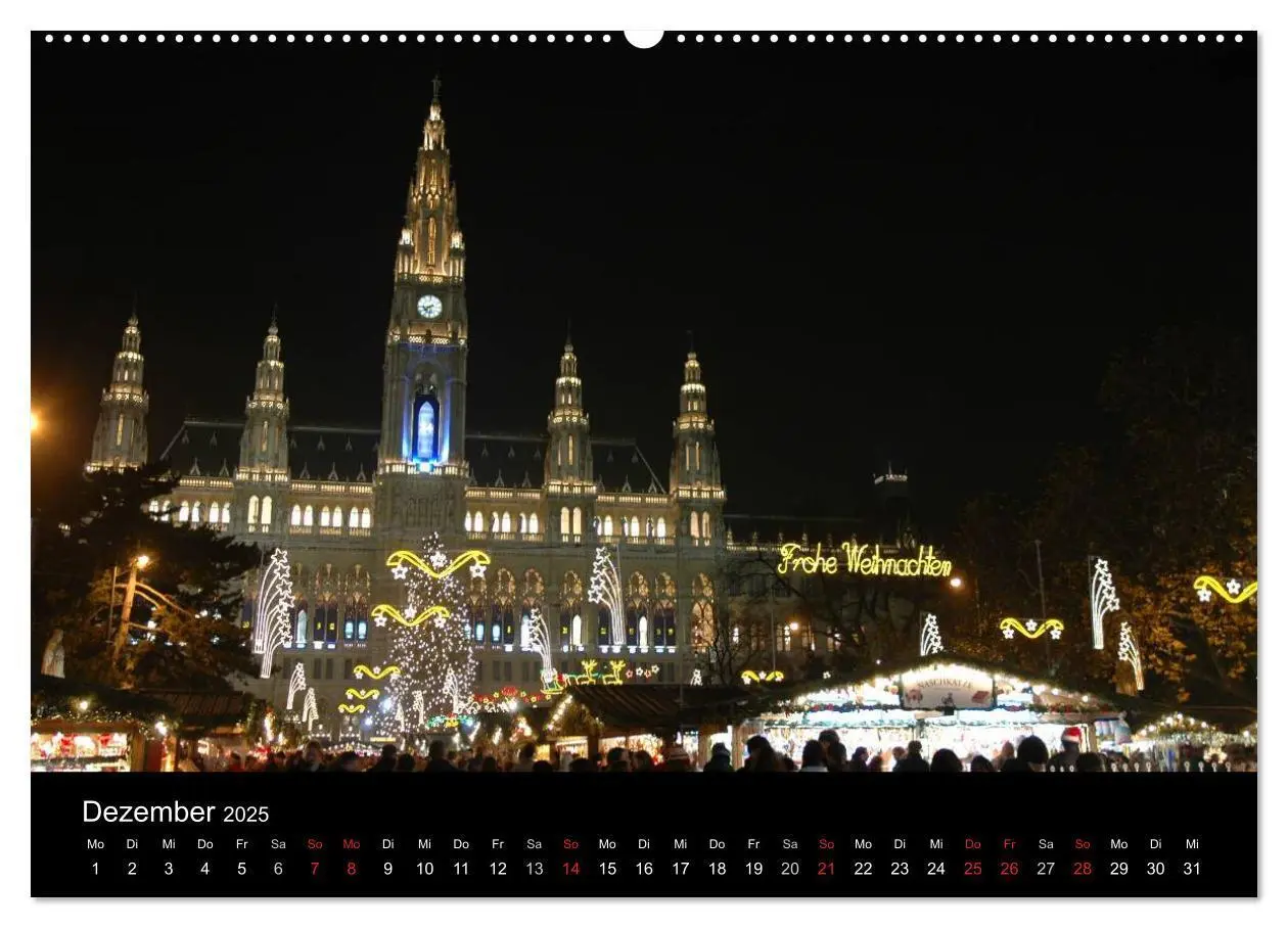 Bild: 9783435828876 | Wien (Wandkalender 2025 DIN A2 quer), CALVENDO Monatskalender | 2025