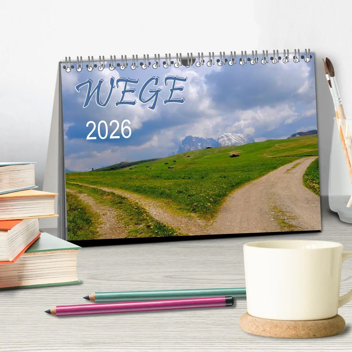 Bild: 9783516178876 | Wege 2026 (Tischkalender 2026 DIN A5 quer), CALVENDO Monatskalender