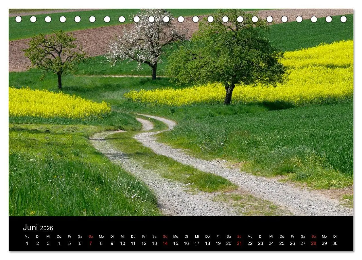 Bild: 9783516178876 | Wege 2026 (Tischkalender 2026 DIN A5 quer), CALVENDO Monatskalender
