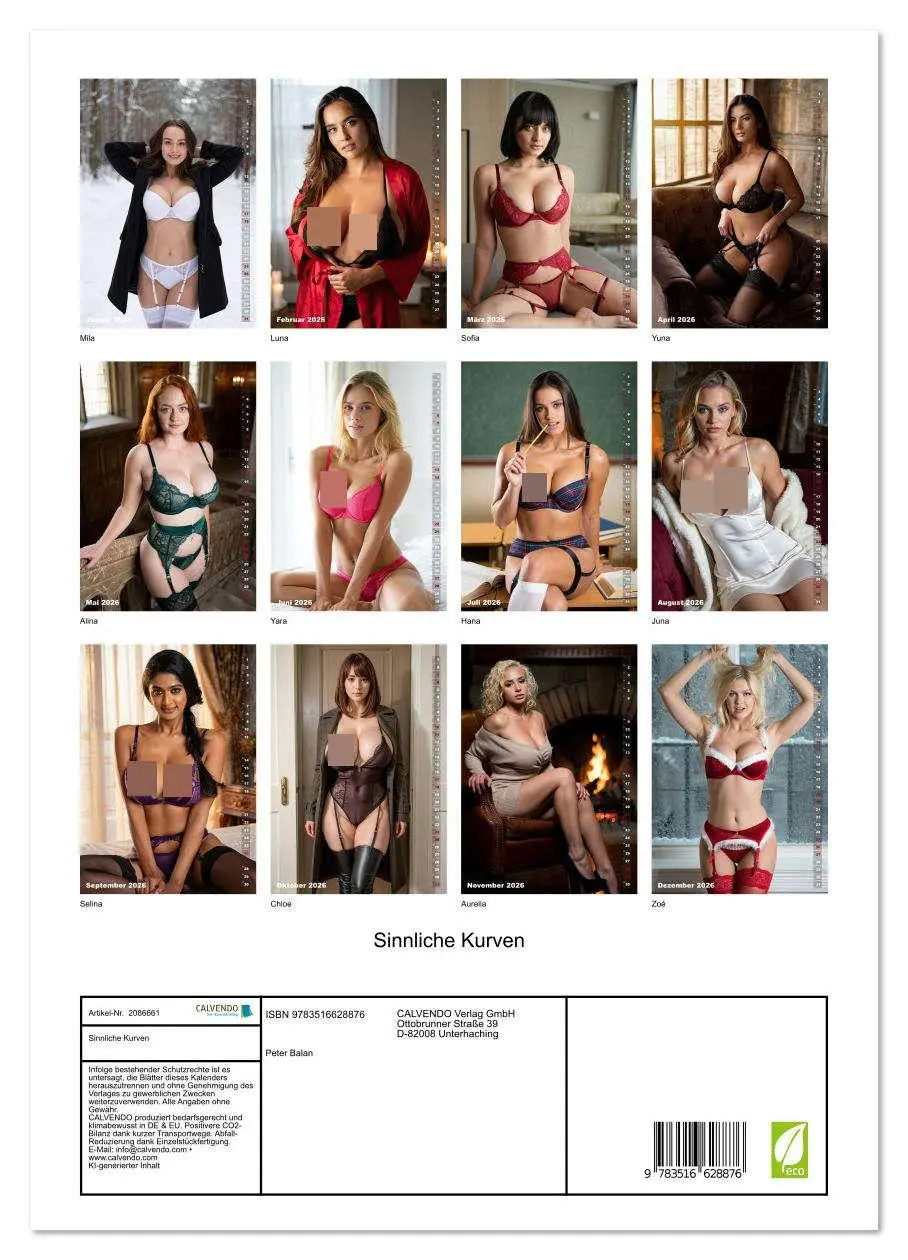 Bild: 9783516628876 | Sinnliche Kurven (hochwertiger Premium Wandkalender 2026 DIN A2...