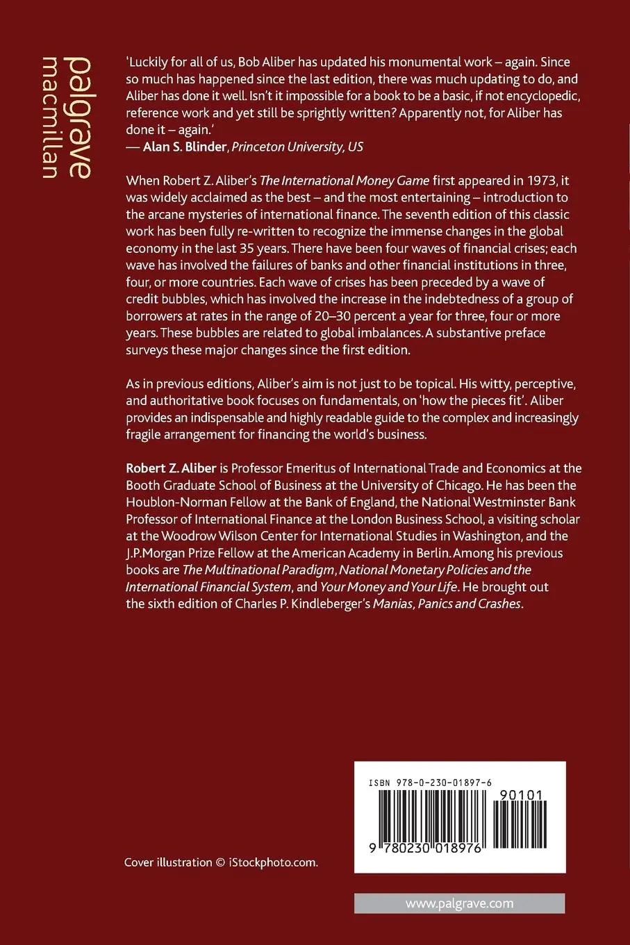 Rückseite: 9780230018976 | The New International Money Game | Robert Z Aliber | Taschenbuch | xiv