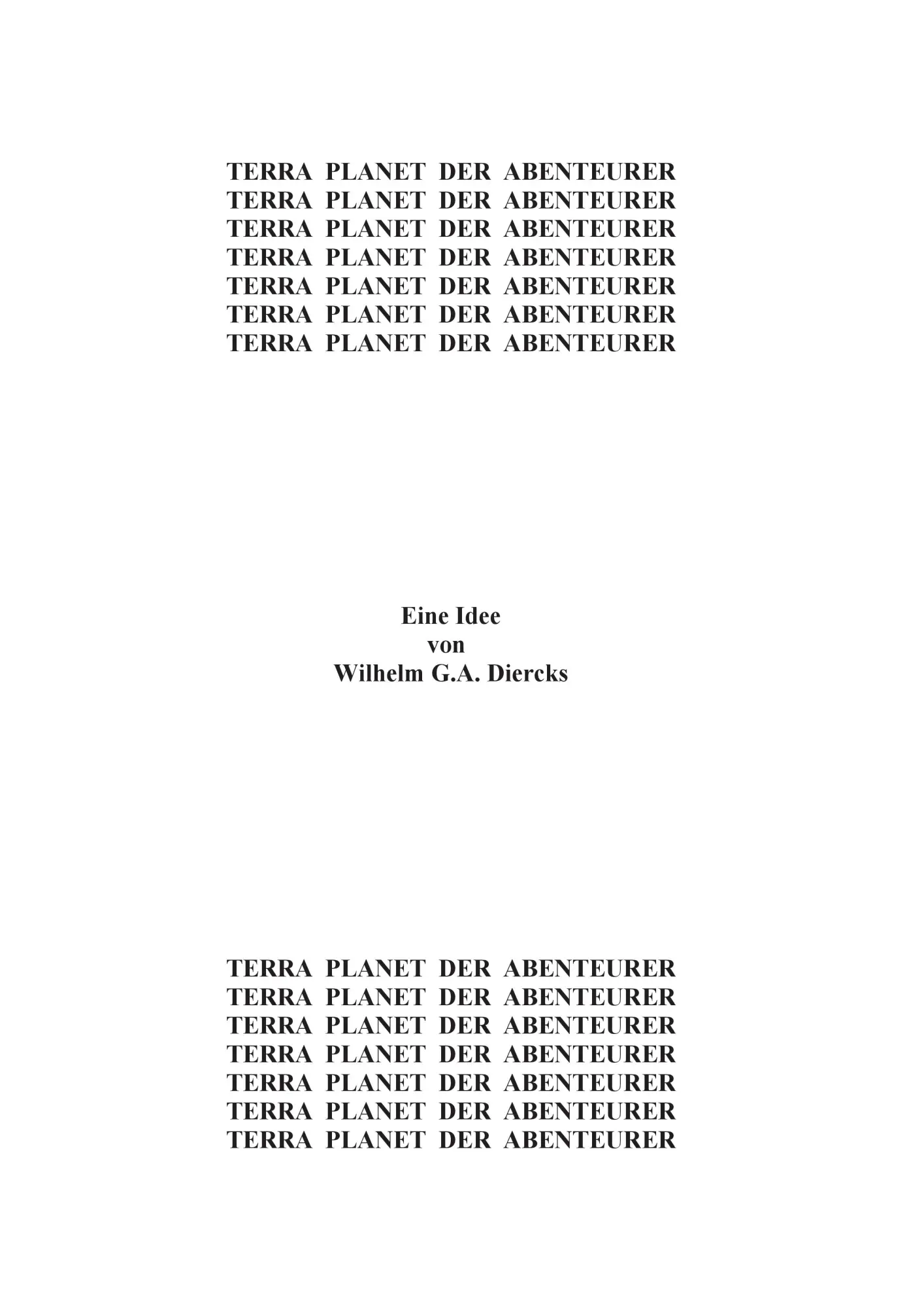Terra, Planet der Abenteurer