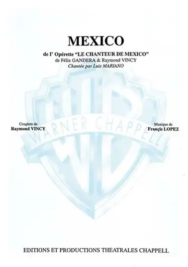 Cover: 9788872078976 | Mexico pour voix et piano (frz) | Luis Mariano | Buch | Carisch France